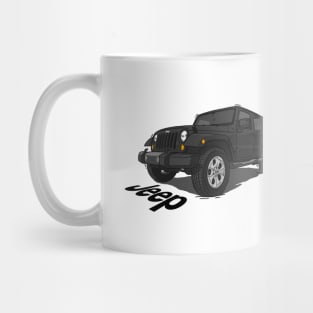 Jeep Wrangler - Black Mug